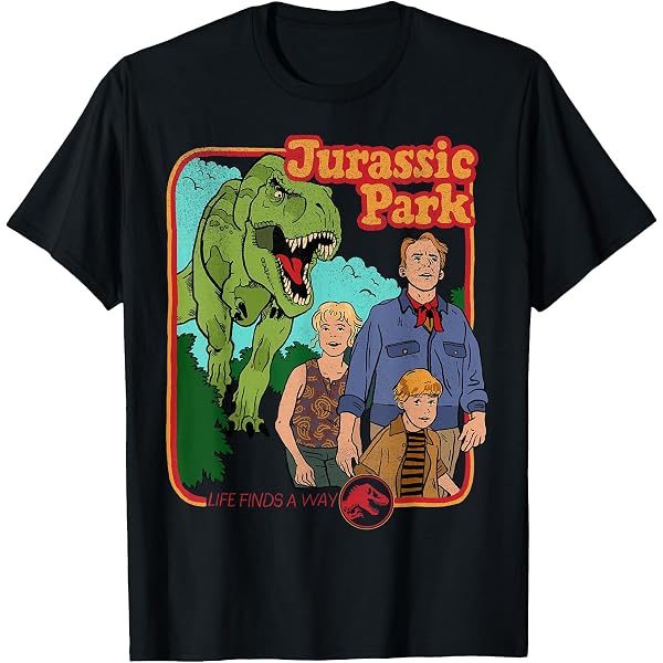 Amazon.com: Jurassic Park Isla Nublar 1993 Tour Poster T-Shirt