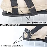 HSLighting Lawn Aerator Shoes Dual Straps Heavy Duty Spiked Sandals Universal view 5