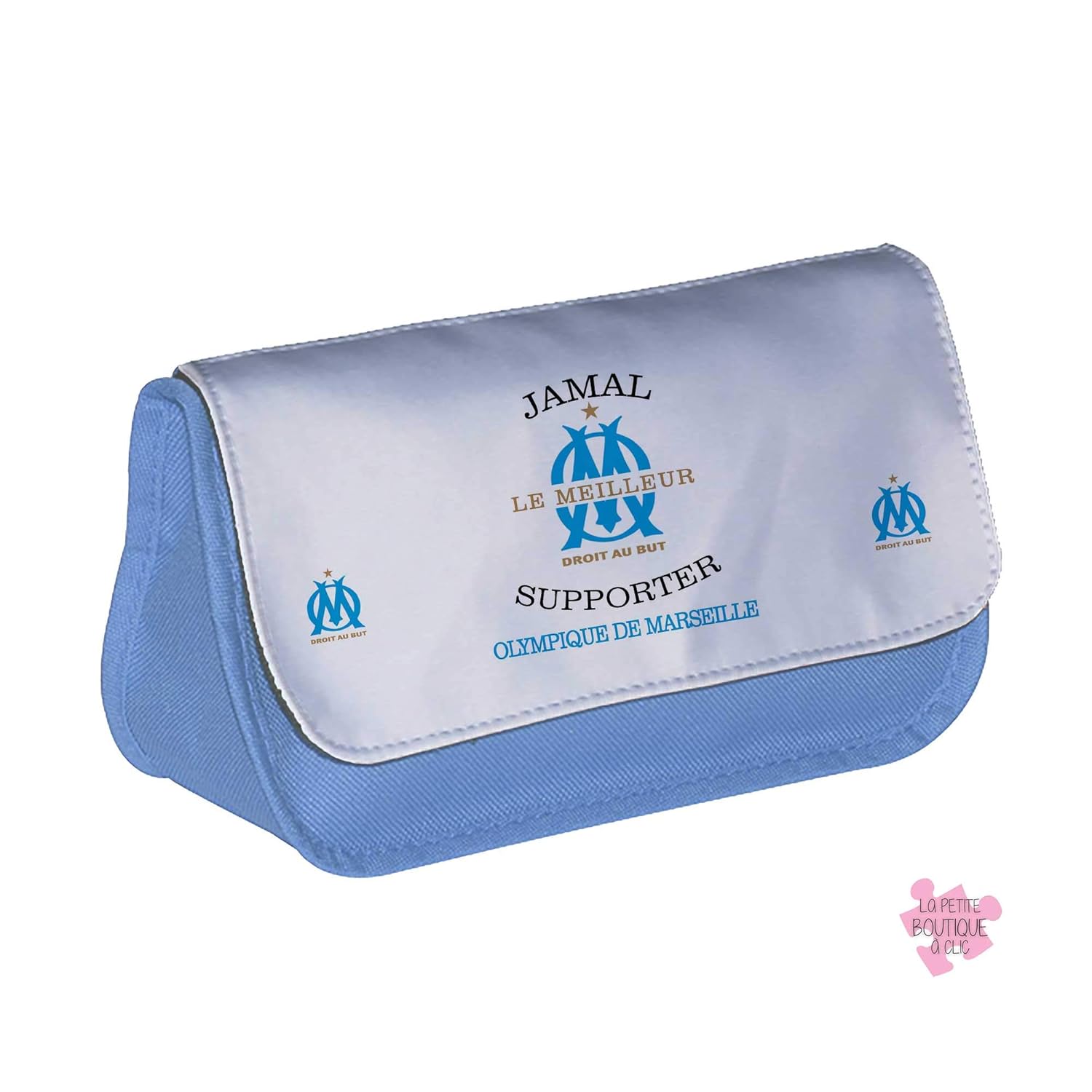 Trousse Om Personnalise Prenom Trousse Olympique De Marseille Cadeau De Noel Cadeau Anniversaire Produits Handmade Stylos Et Crayons Dwteam In