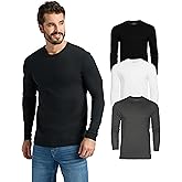 True Classic Long Sleeve Shirts for Men - Long Sleeve Tee-Shirts, Henley Shirts for Men or Waffle-Knit Thermal T-Shirts