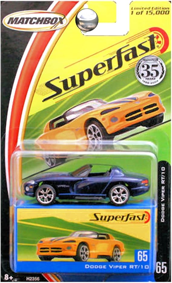 matchbox dodge viper rt 10