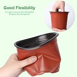 Augshy 110 Pcs 6 Inch Plant Nursery Pots Seed Starting Propagation view 5