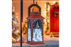 PAWATEE Christmas Decorations,Solar Lanterns with Snowman Outdoor Waterproof Decorative Lights for Christmas Gifts for Women, Mom,(Snowman and a Deer)