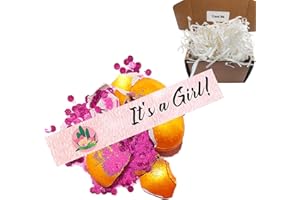 AYHUHRA Gold Egg Pregnancy Announcements,Pregnancy Reveal Ideas,Announcement for New Baby,Pregnancy Announcement for Grandparents Husband Aunt and Uncle Friend,Gender Reveal Egg With Pink Sequins for Family (Girl)