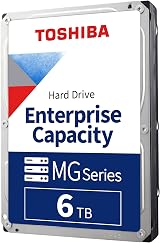 Toshiba 6TB Enterprise HDD MG06ACA600E 3.5" SATA 7200RPM Server Storage