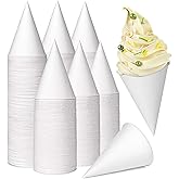 Yopay 600 Pack Cone Water Cups, 4OZ Disposable Dispenser Paper Snow Cups for Shaved Ice, Office Water Cooler, Sports Teams or