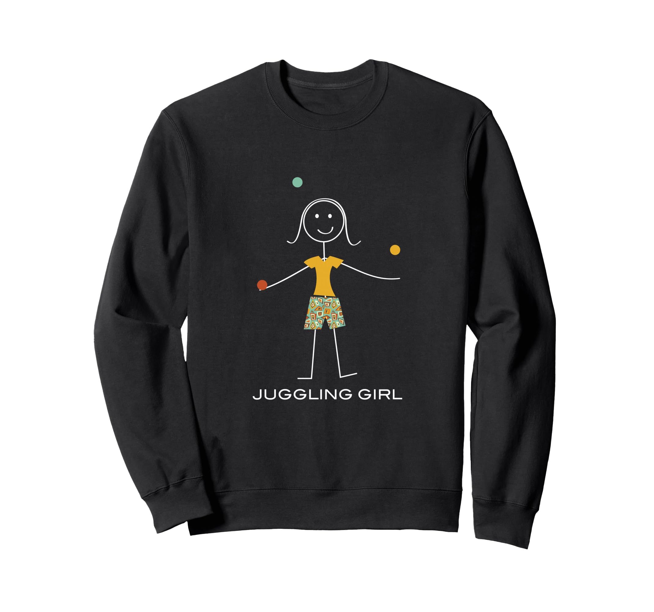 Funny Womens Juggling Girl Juggler Sweatshirt