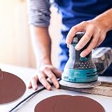 Icastny 150mm Sanding Discs 60/100/150/320/600 Grit 50Pcs Hook Loop 6" view 6