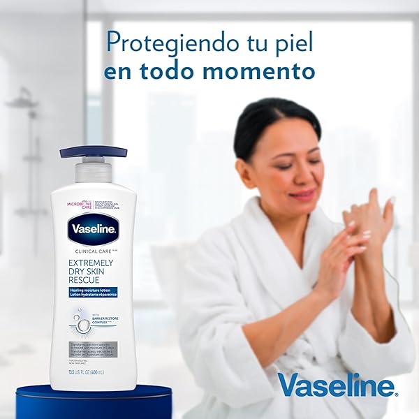 VASELINE CLINICAL CARE HAND AND BODY LOTION EXTREMELY DRY SKIN RESCUE 13.5 OZ
