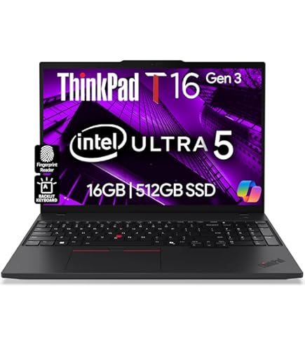 Amazon.com: Lenovo ThinkPad T16 Gen 3 16″ WUXGA IPS Touchscreen