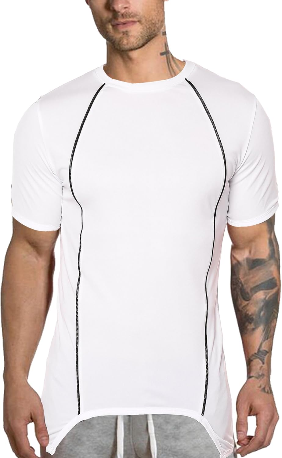 slim fit athletic shirts