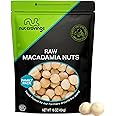 NUT CRAVINGS - Raw Macadamia Nuts, Unsalted, Shelled, Whole, (16oz - 1 LB) Bulk Nuts Packed Fresh in Resealable Bag - Kosher Healthy Snack, Natural Keto Vegan -