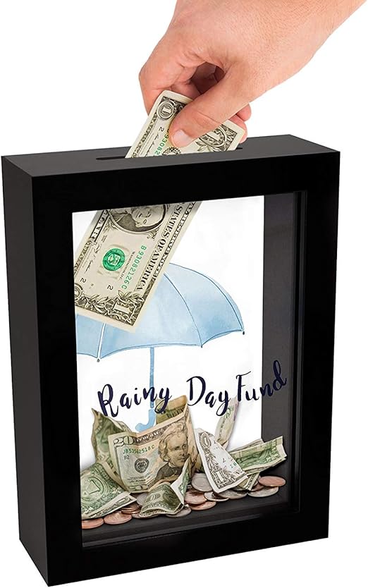Amazon Com Americanflat Rainy Day Fund Decorative Shadow Box