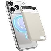 elago Magnetic Wallet Card Holder 2-Cards Compatible with MagSafe for iPhone - Secure Phone Wallet, Long Last Silicone, Scratch and Damage Protection