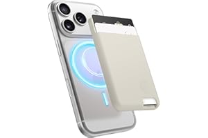 elago Magnetic Wallet Card Holder 2-Cards Compatible with MagSafe for iPhone 17/16/15/14/13/12 Series - Secure Phone Wallet, 