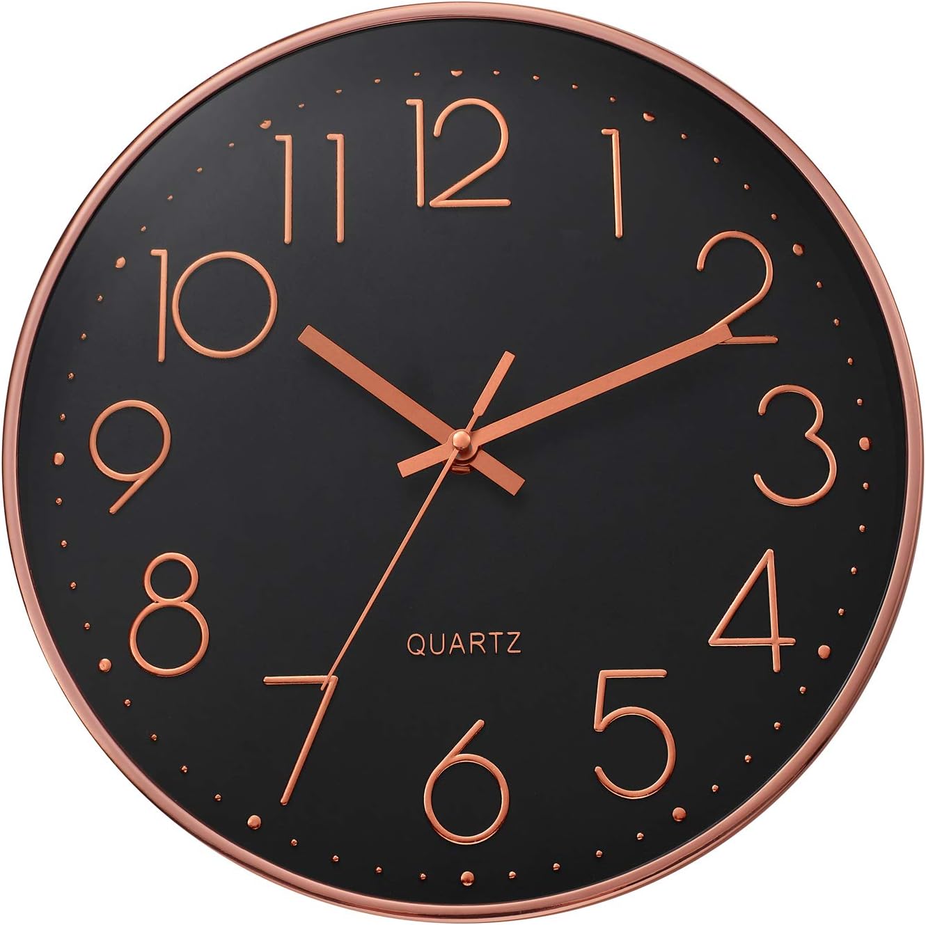 Jahresring Wanduhr Retro Design - Stille Quarzuhr Für Wohnzimmer & Büro