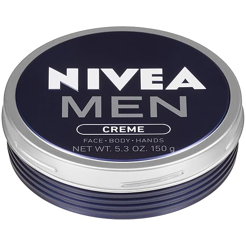 NIVEA MEN Creme - Multipurpose Cream for Men - Face, hand and Body Lotion - 5.3 oz. Tin
