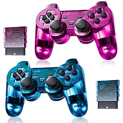 Burcica Wireless Controller for PS-2 Play 2 Double