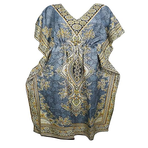 Kaftan In Bulk Buy White Embroidered For Womens Party Wear