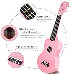 Strong Wind Soprano Ukulele 21 Inch Basswood