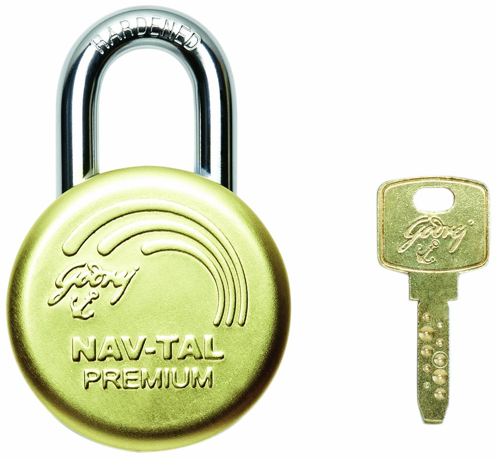 Godrej Locks NavTal Premium Deluxe Hardened 3 Keys Bavi Shop