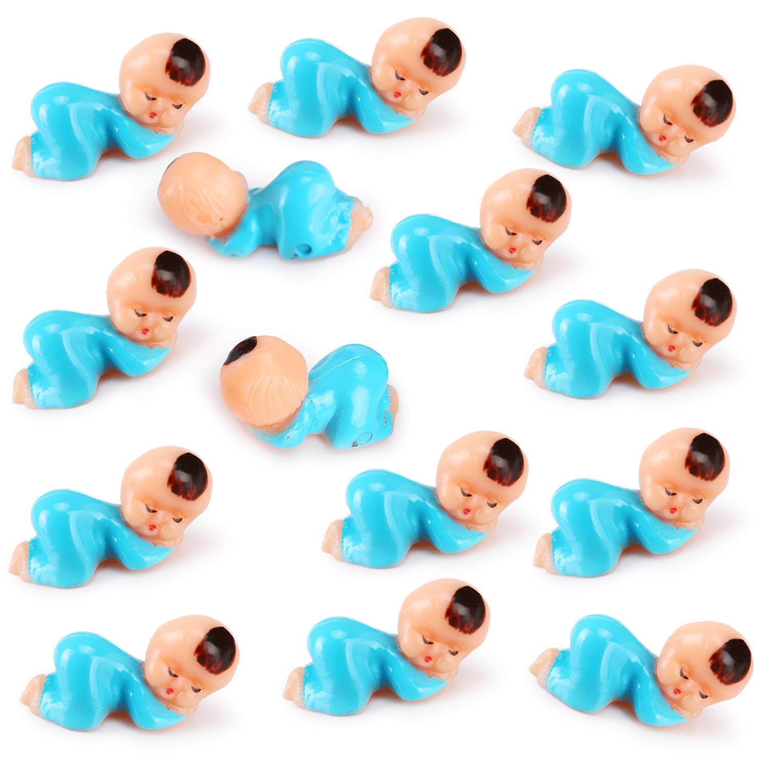 Color Set 2 Trounistro 100 Pieces Mini Plastic Sleeping Babies Shower