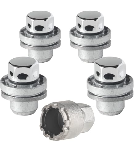 Amazon.com: Farad GalaxyLock DCH7/M Chromed Lug nut Wheel-Locks