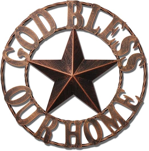Amazon Com Wiphany Texas Metal Barn Star Vintage Country Western