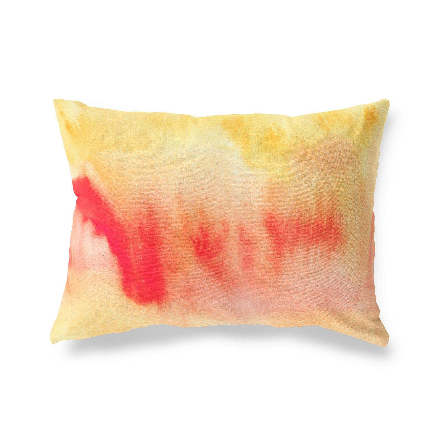 Bonamaison Decorative Cushion Cover Watercolor Theme, Throw Pillow Covers, Home Decorative Pillowcases for Livingroom, Sofa, Bedroom, Size:35x50 Cm - Designed and Manufactured in Turkey