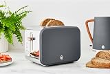 Swan Nordic 2 Slice Toaster 6 Browning Levels Defrost Reheat 900W Grey view 3
