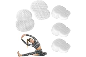 Underarm Sweat Pads 100 Packs, Armpit Sweat Pads for Women Men, Adhesive Sweat Pads for Underarms, Disposable Armpit Liners f