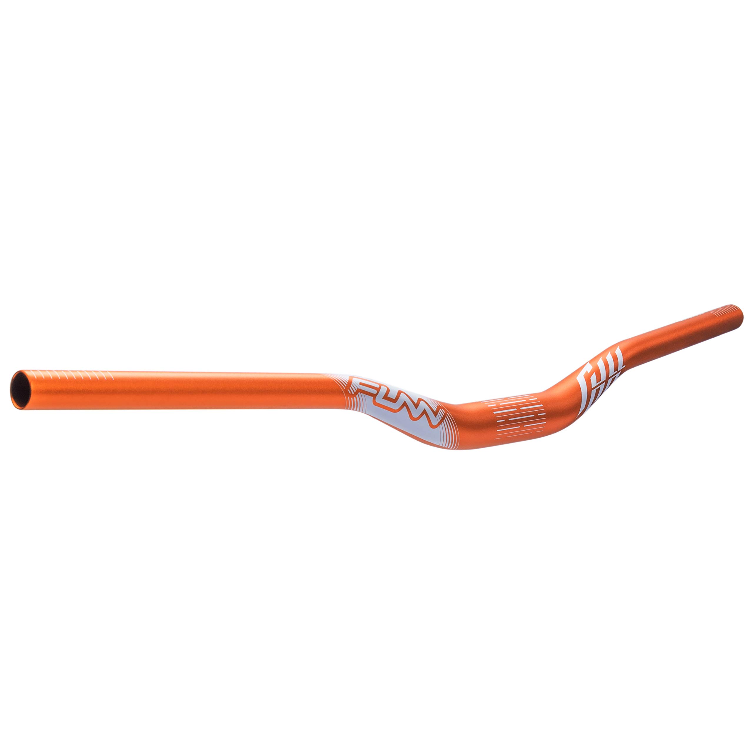 Funn Full On Mountain Bike Handlebar with Bar Clamp 31.8mm and Width 785mm, Tough and Lightweight Alloy Riser Handlebar for MTB, BMX and Road Bike, Rise 30mm MTB Handlebar (Orange)