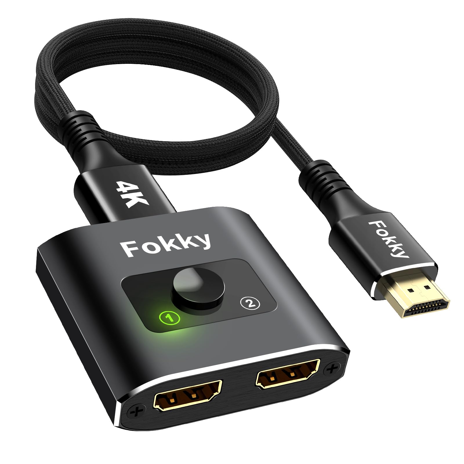 【1M CABLE】4K@60Hz HDMI Switch, Bi-dire...