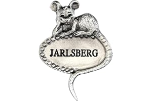 Heritage Pewter Jarlsberg Cheese Marker – Jarlsberg Cheese Label for Housewarming Gift, Dinner Party Trays, Weddings, Birthdays | Expertly Crafted Pewter