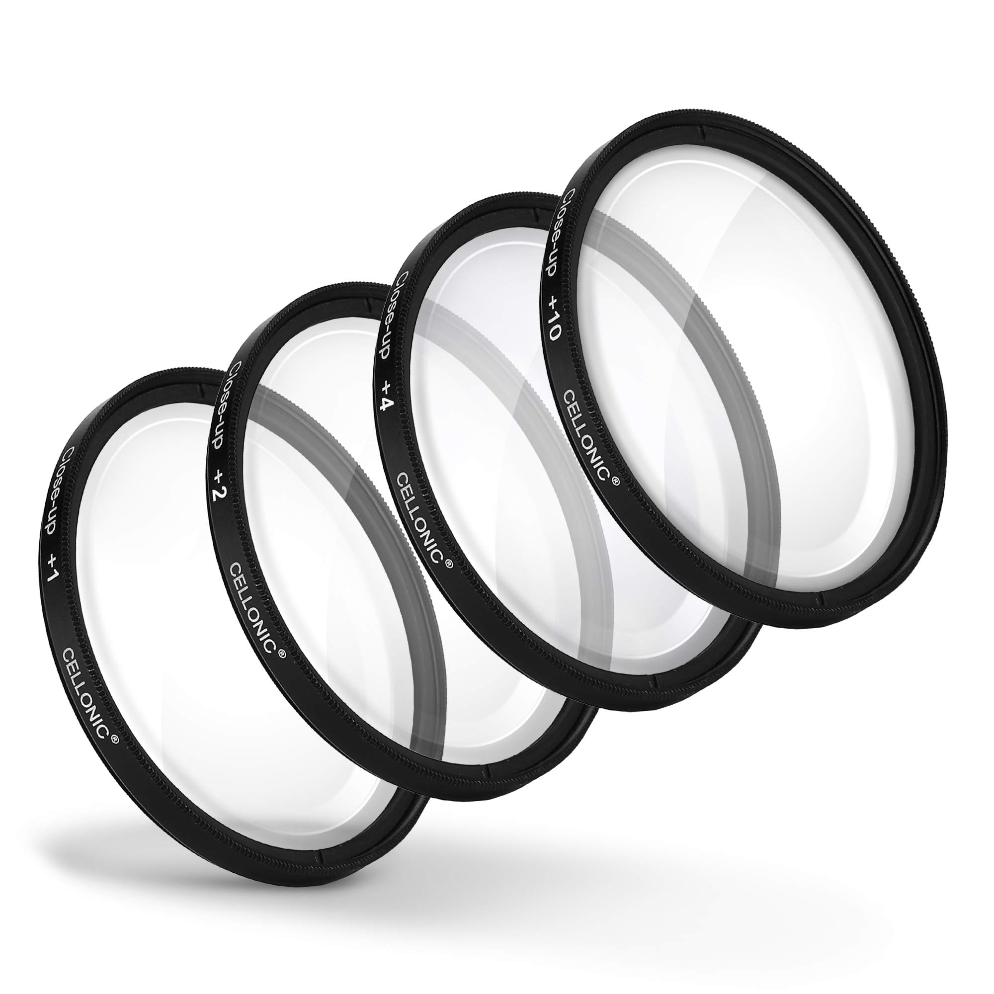 CELLONIC Ø 67mm 4x Close-Up Macro filters compatible with Canon PowerShot SX540 - Macro Filter Set