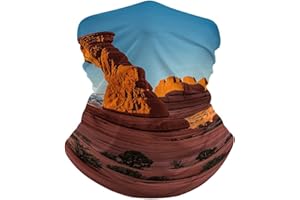 VTCTOASY Arches National Park-standard Balaclava UV Protection Neck Gaiters for Men Women Summer Cooling Scarf Face Mask