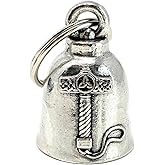 Bravo Bells Mjolnir Thor's Hammer Bell - Biker Ride Bell Accessory or Key Chain for Good Luck on the Road - Made in the USA