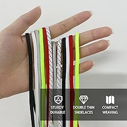 UamGlsob 5/32''(4mm) Soccer Shoe Laces for Soccer