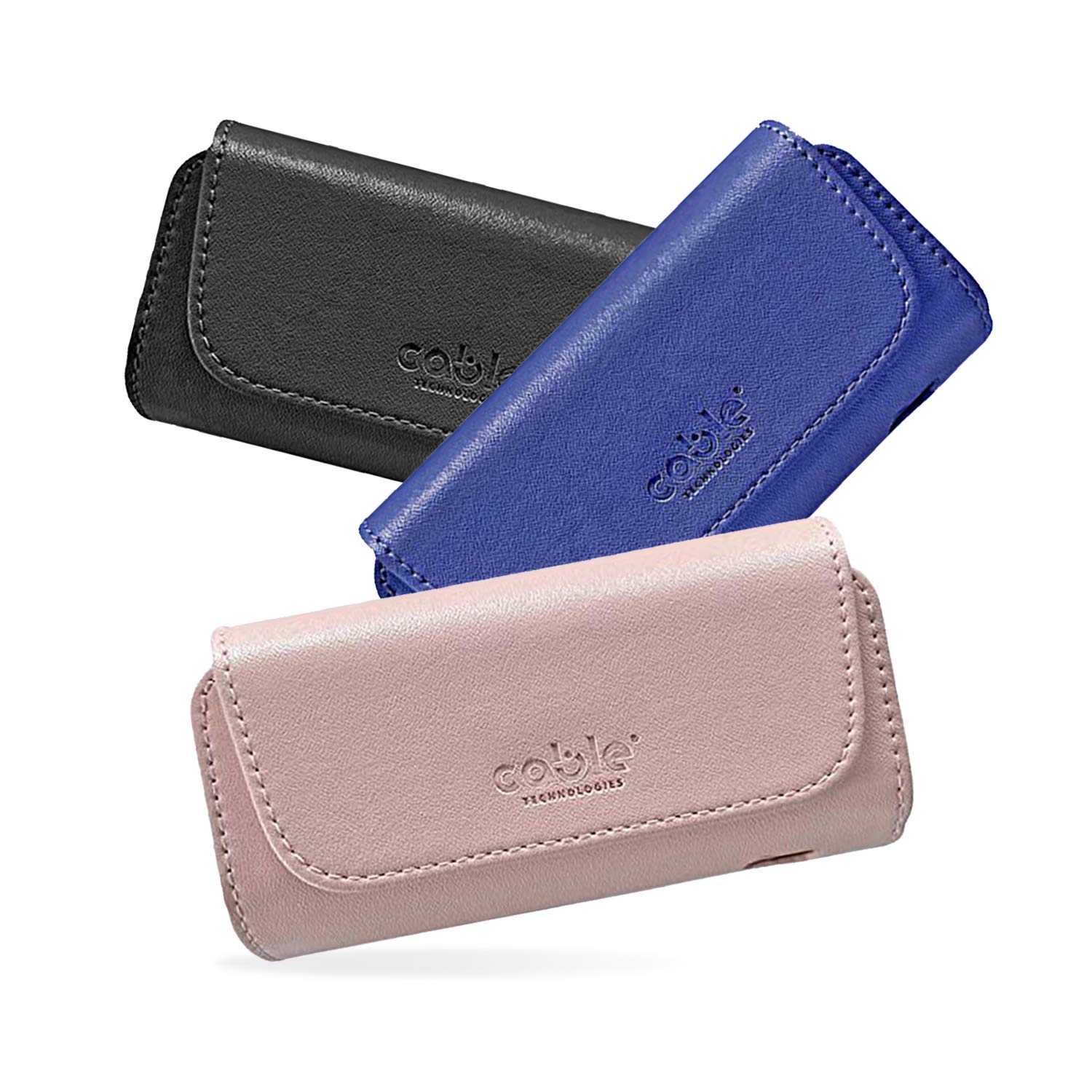 Cable TechnologiesCADDY Case for iQOS 3 Duo 2.4 Plus, Soft Pink, PU Leather Organizer with Cleaning Brush Holder, Compact Design, Automatic Closure, Convenient Charging