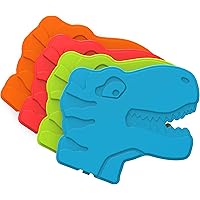 Bentgo Buddies Reusable Ice Packs - Slim Ice Packs for Lunch Boxes, Lunch Bags and Coolers - Multicolored 4 Pack…