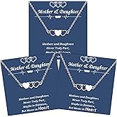 GBTBYS Mother Daughter Necklace/Grandma Granddaughter/Sister Necklaces Set for Mom Daughter Big Sis Little Sis Valentines Day Gifts Birthday Jewelry