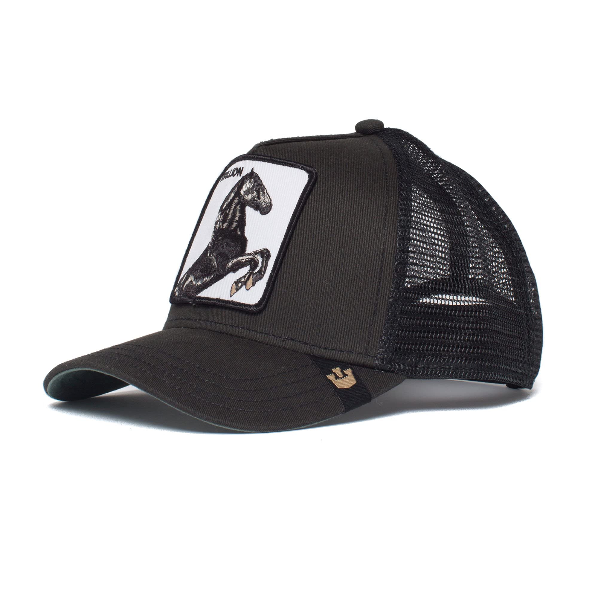 Goorin Bros. Men's The Farm Trucker Hat Baseball Cap, Black, Black, One Size
