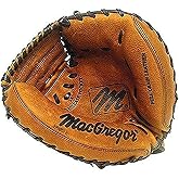 MacGregor mens Leather Catchers mitt, Black, Large US