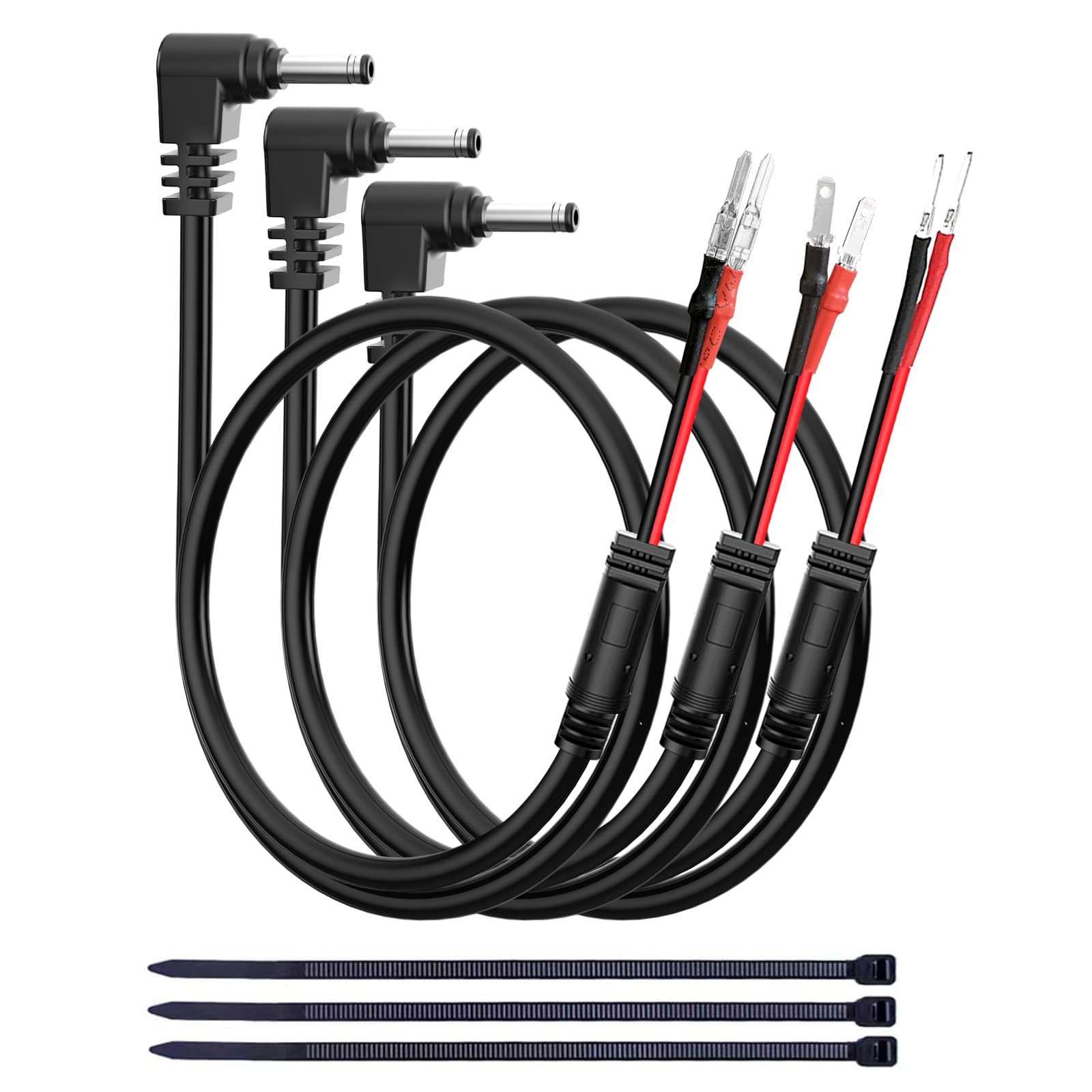 Photo 1 of Radar Detector Hardwire Power Cord,Rearview Mirror Plug Cable,with Inline Fuse Holder,Suitable for Uniden Escort Beltronics Valentine One Cobra Whistler Radar Detector,3-Piece Set,13.7'' (DC3.5)
