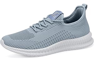 LCGJR Men's Running Shoes Ultra Lightweight Breathable Comfortable Walking Shoes Casual Fashion Sneakers Mesh Workout Shoes