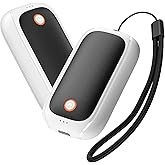 FULOG 2 Pack Hand Warmers Rechargeable, Magnetic Electric Hand Warmers, 12H Max Heating Time Pocket Hand Warmers Gifts for Women Men