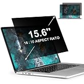 LILIONGTH 15.6 inch 16:10 Laptop Privacy Screen Protector, Privacy Filter Screen Protector for 15.6" Laptops, Anti Peek and Glare Privacy Screen Protector for Lenovo, HP, Dell, ASUS