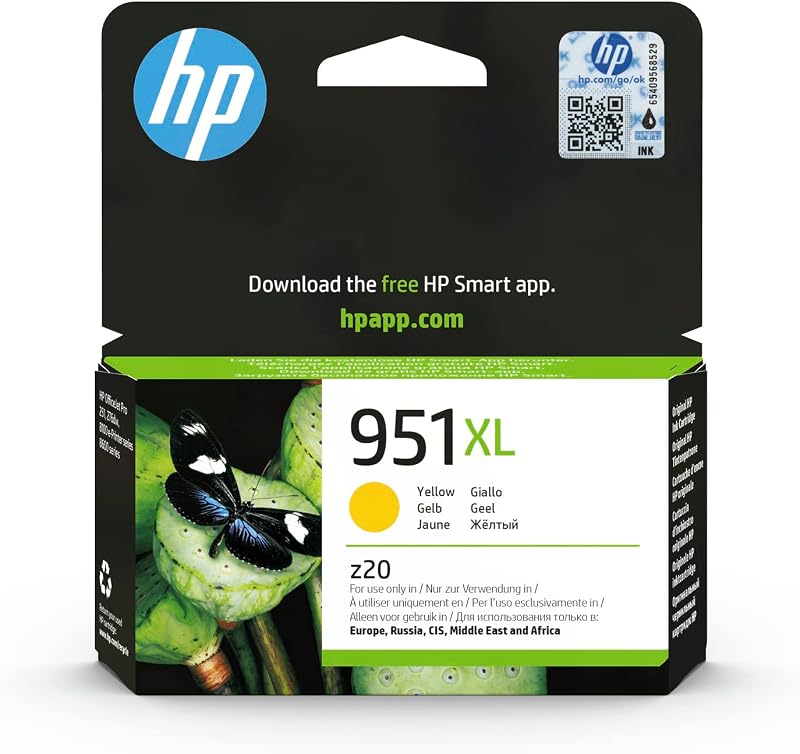 HP 951XL Yellow High Yield Ink Cartridge CN048AE Original 1500 Pages
