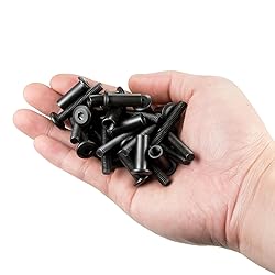 Xrfoiniu 100 Sets Nuts and Bolts Set - M6x35mm