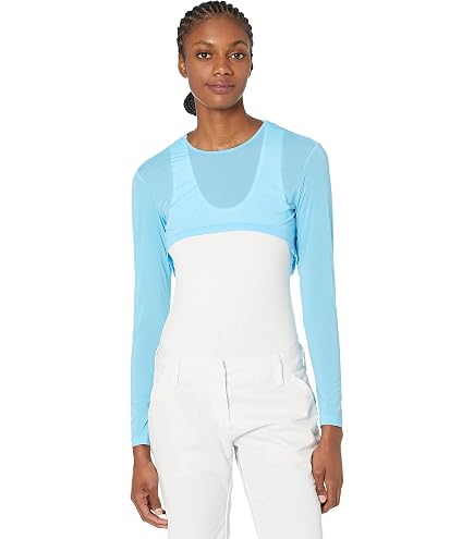 Jamie Sadock® Sunsense® 35 SPF Lightweight Mock Neck Crop Layering